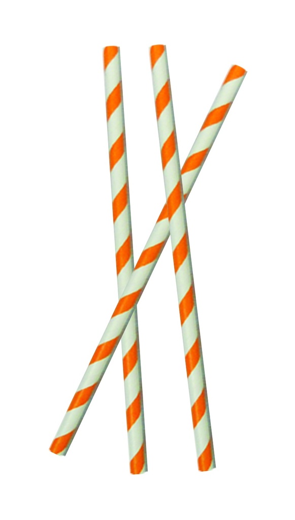 Paper Drinking Straws, 20cm