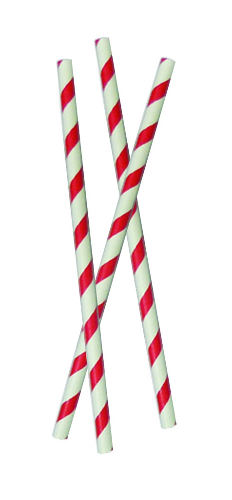 Paper Drinking Straws, 20cm