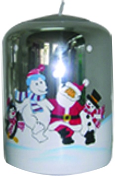 Santa Candleholder, 10cm