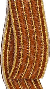 Glittered Striped Ribbon, 20m
