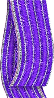 Glittered Striped Ribbon, 20m