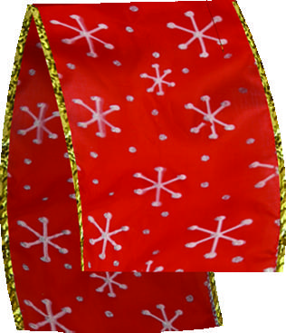 Ribbon with Snowflake Design, 9.1m