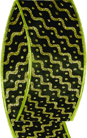 Satin Ribbon Gold Waves, 9.1m