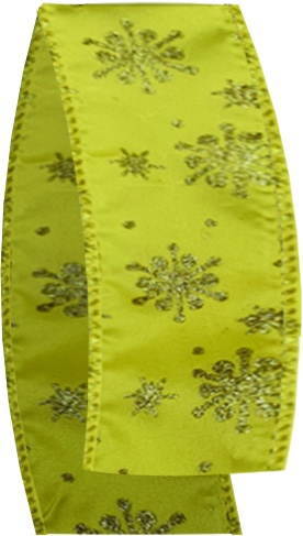 Snowflake Dot Satin Ribbon, 9m