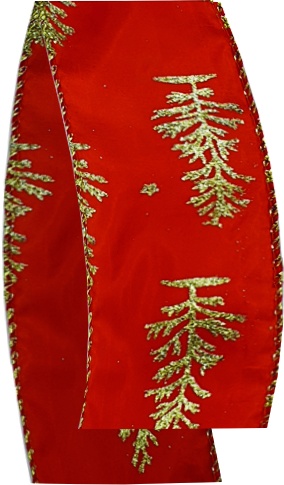 Fir Tree Satin Ribbon, 9m
