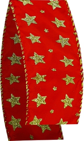 Star Glitter Ribbon, 9m