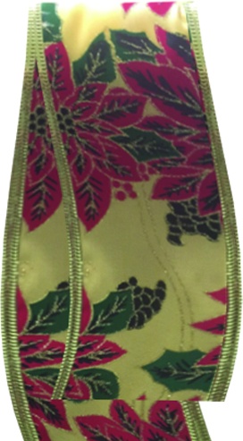 Wired Satin Ribbon, 9.1m