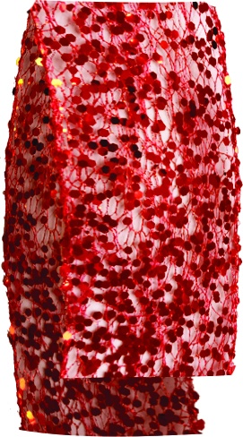 Openwork Sequin Mesh Ribbon, 9.1m
