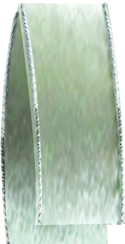 Velvet Ribbon Silver Edge, 9.1m