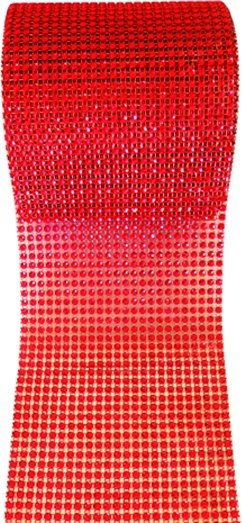 Rhinestone Stud Mesh Ribbon, 9.1m