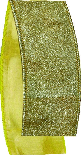 Fabric Ribbon, Full Glitter, 4.5m