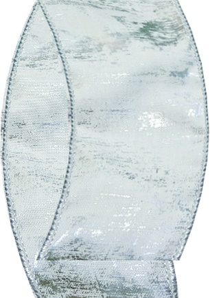 Fabric Ribbon, Frosted Sheer, 4.5m