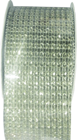 Diamante Mesh Ribbon, 2m