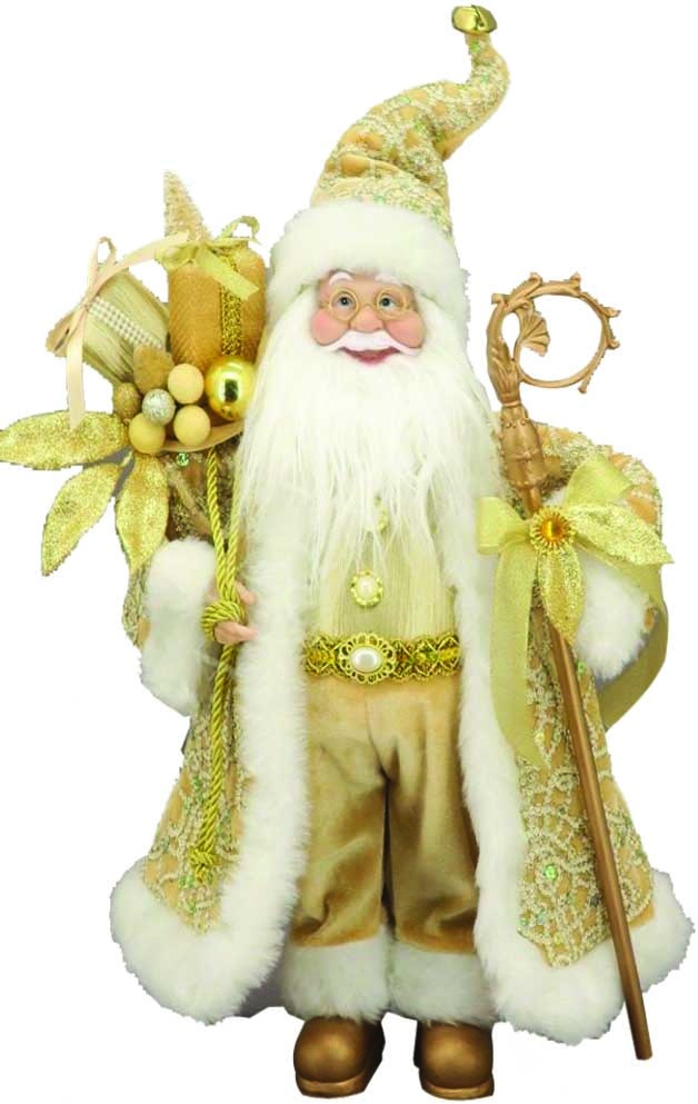 Standing Santa Brocade Hat, 90cm