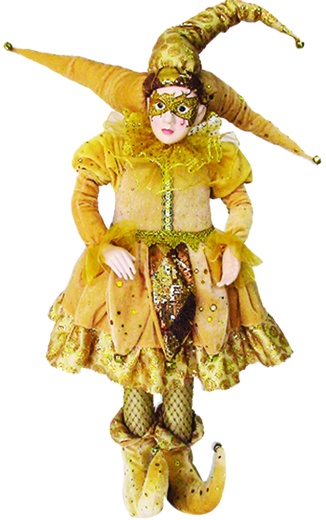 Standing Jester Bell Hat, 66cm