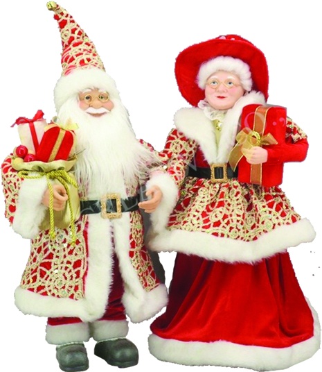 Mr And Mrs Santa, 1.2m