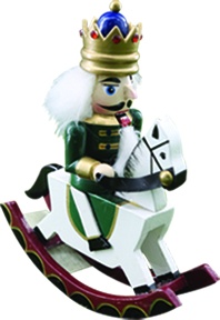 Nutcracker On Horse, 14cm