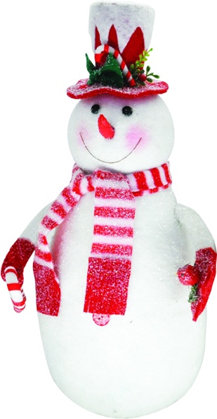 Snowman with Scarf, 43cm