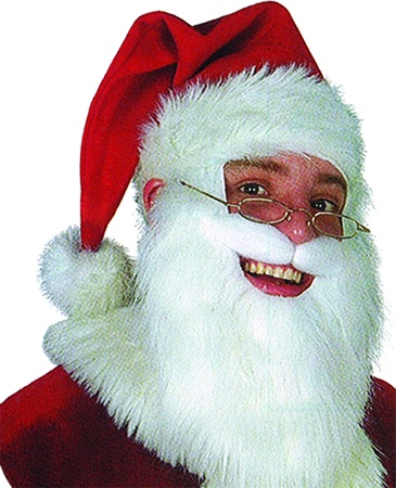 Plush Santa Hat with Beard And Moustache