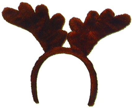 Soft-Touch Reindeer Antler Headband