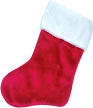 Plush Stocking, 10"