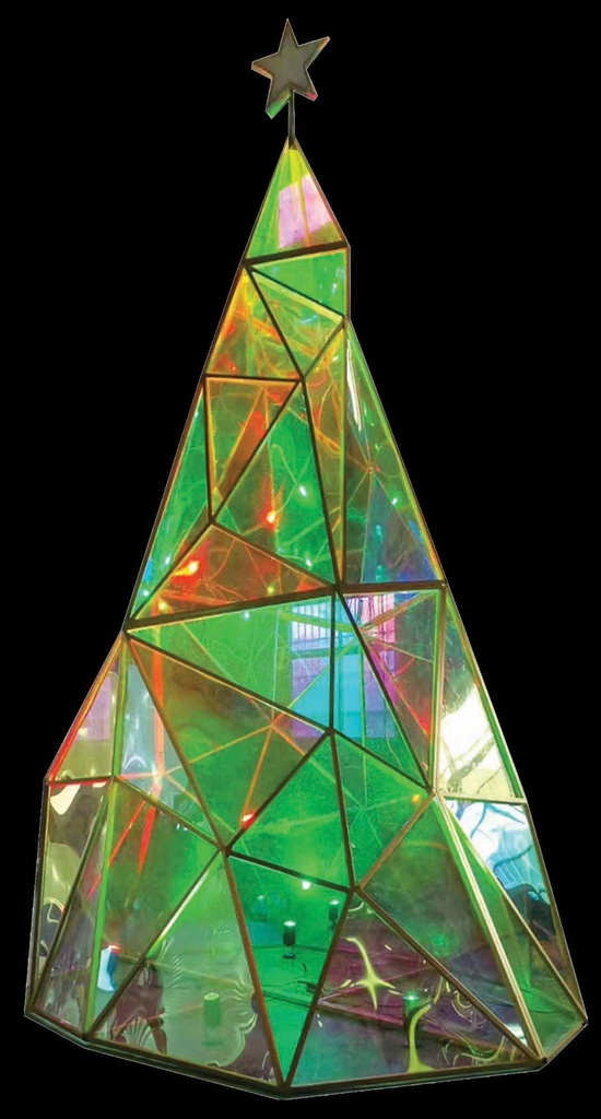 Acrylic Panel Christmas Tree, 4.5m