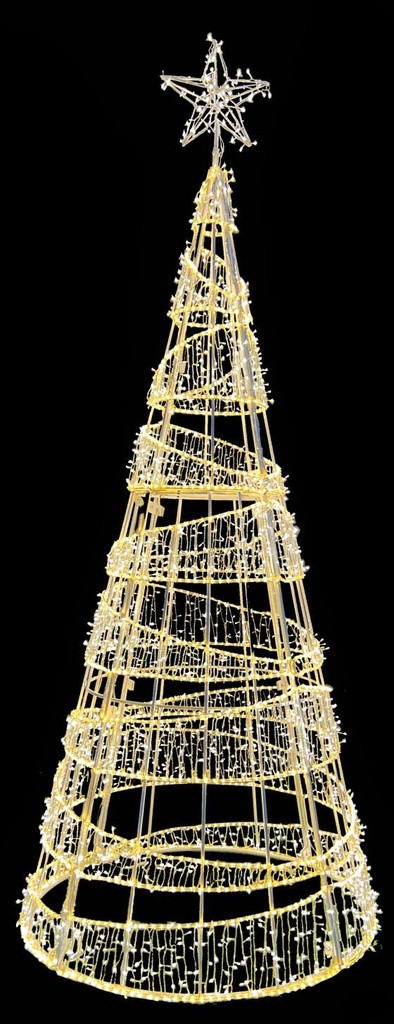 Light-Up Spiral Tree, 3m