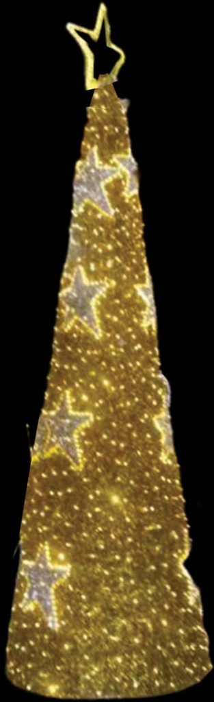 Light-Up Cone Tree, 1.8m & 2m