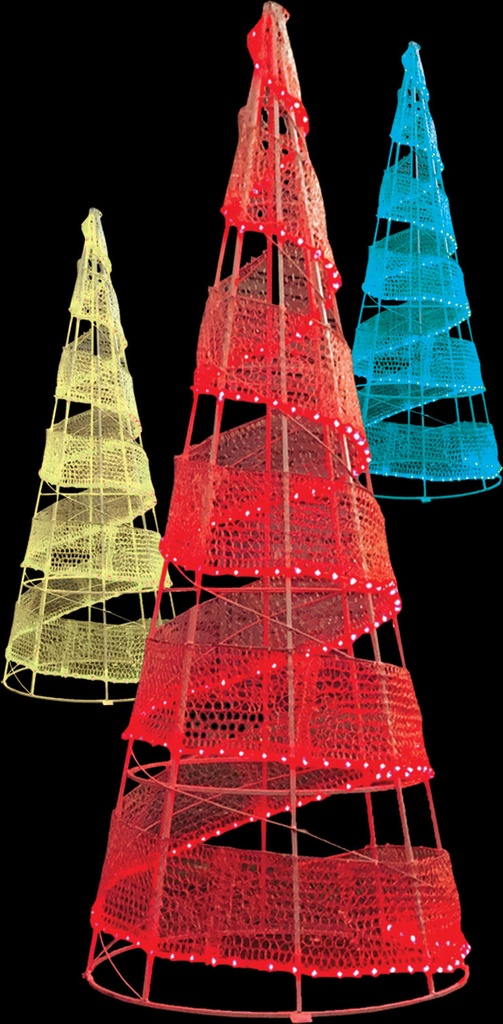 Light-Up Spiral Tree, 3m