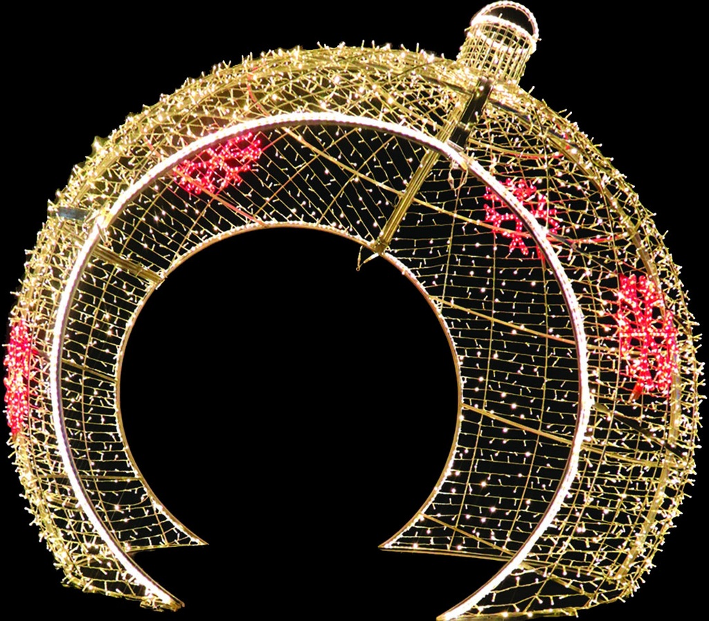 Walk-Through Illuminated Bauble, 2.7m