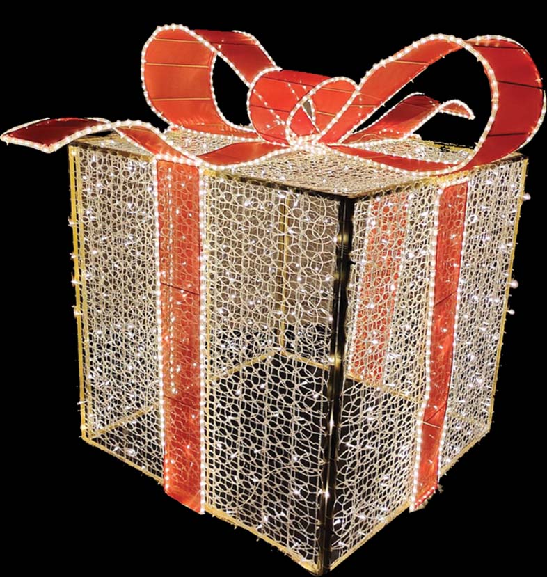Light-Up 3D Gift Box, 1m