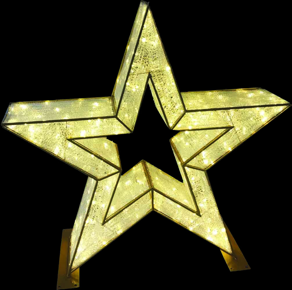 Light-Up 3D Star, 1m