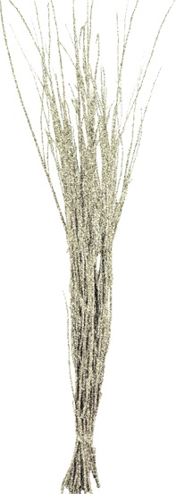 Glittered Twig Bundle, 80cm