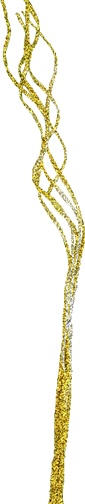 Glittered Curly Twigs, 90cm
