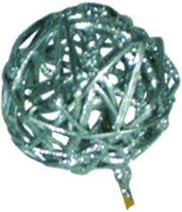 Glittered Lata Ball, 12cm