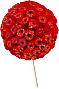 Sola Ata Rosette Ball Stem, 8cm