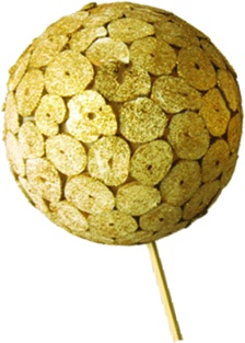 Sola Petal Disc Ball Stem, 10cm