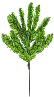 Conifer Fan Leaf Spray, 40cm