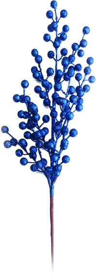 Glitter Branch Berry Pick, 75cm