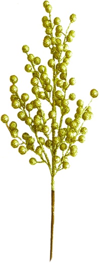 Glitter Branch Berry Pick, 75cm