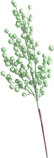 Glitter Branch Berry Pick, 75cm