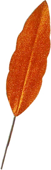 Glitter Leaf Stem, 88cm