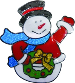 Snowman Sticker, 20cm