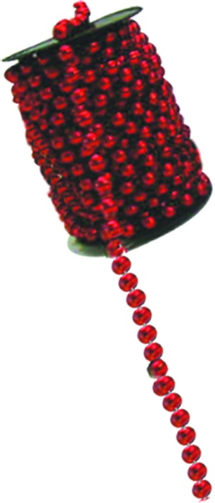 Shiny Bead Garland Spool, 10m