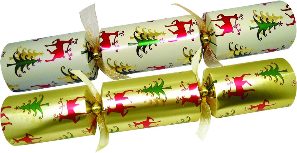 Classic Crackers with Deer & Tree Design, 12"