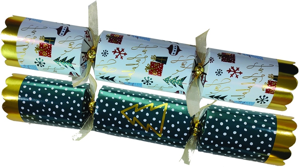 Classic Crackers with Christmas Design, 12"