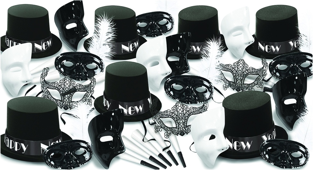 New Year Masquerade Assortment for 50
