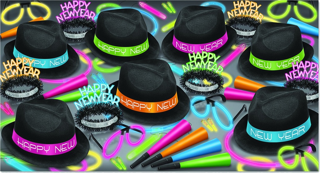 Neon Glow Chairman Assortment for 50