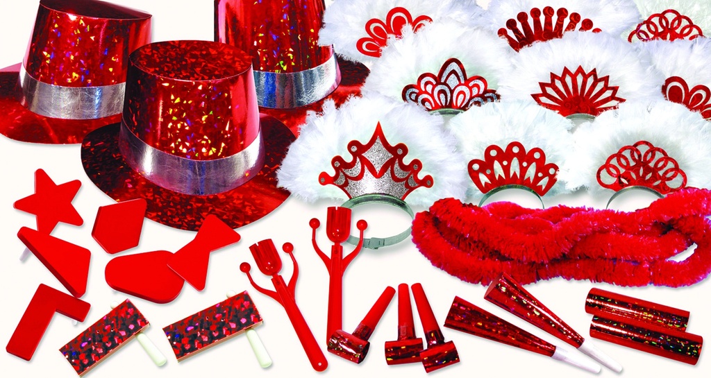 Flaming Red Assortment for 50