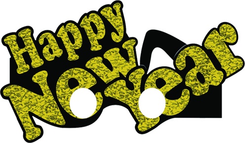 Happy New Year Eyeglasses